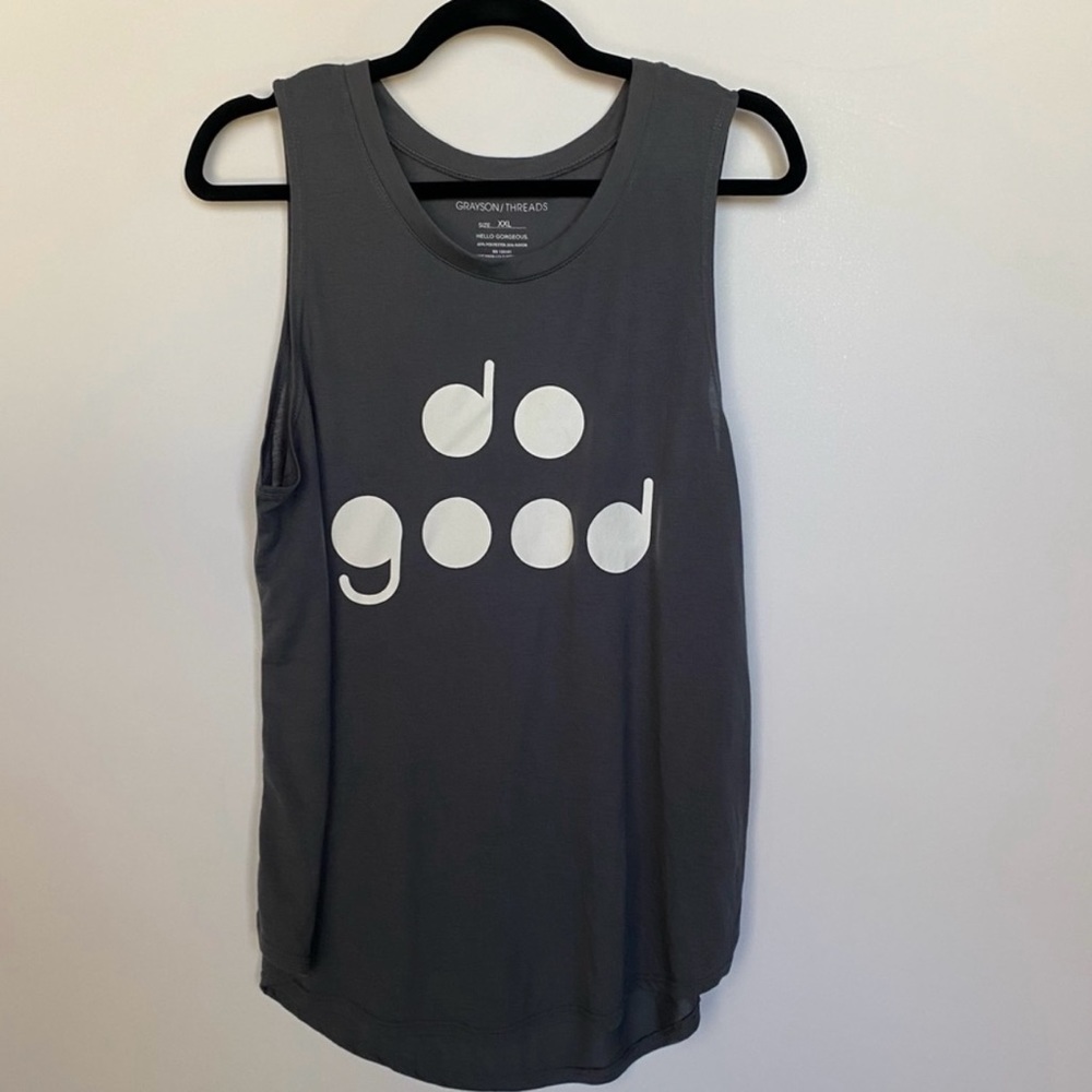 Grayson Threads ‘Do Good’ Graphic Tank Top - Picture 2 of 5